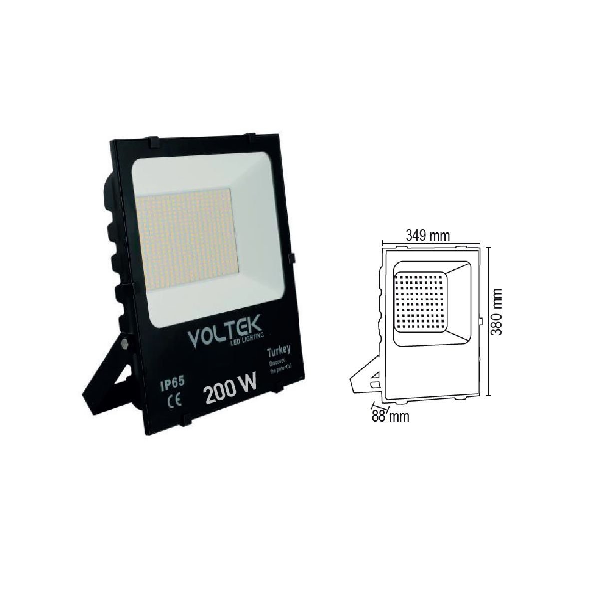 Voltek VFS20065 200 Watt SMD LED Projektör 6500K Beyaz Işık