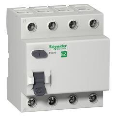 Schneider Easy9 4 Kutup 40A 300mA AC Tipi Kaçak Akım Devre Kesici EZ9R64440
