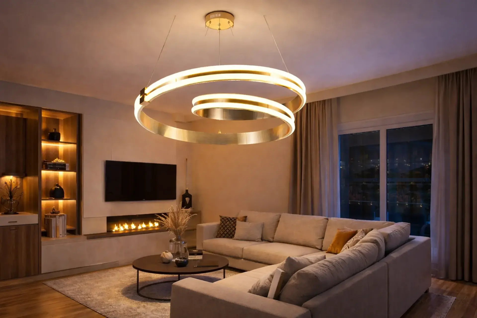 Cata CT-8630 Parla 180W Uzaktan Kumandalı 3 Renk Led Avize