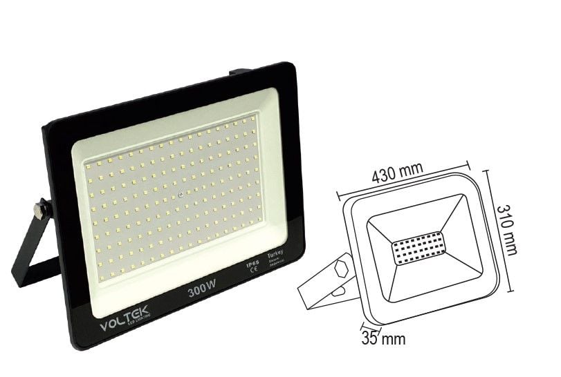 Voltek VFS30065SM 300 Watt SMD LED Projektör 6500K Beyaz Işık