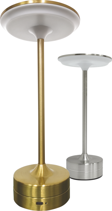 Cata CT-8438 Silver Toronto Şarjlı 3 Renk Dokunmatik Masa Lambası