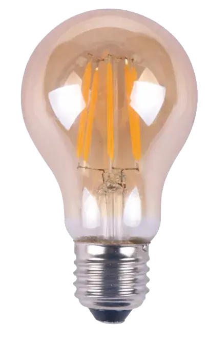 Helios HS-2059 8W E27 Amber Rustik LED Ampul A60