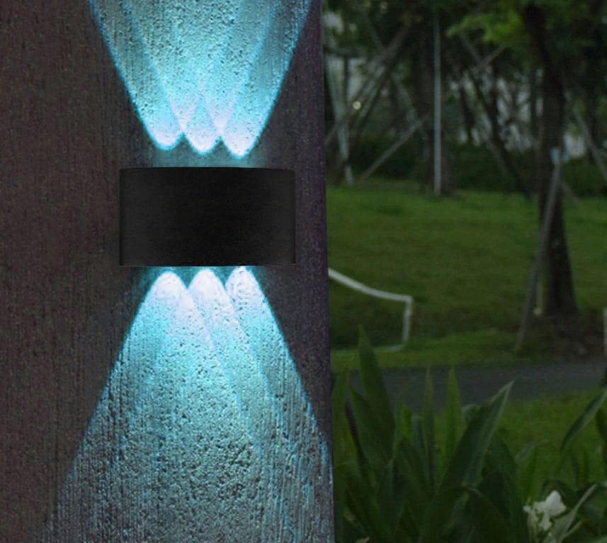 Helios HS 5850 6 Watt Dekoratif Duvar Armatürü Mavi IP54