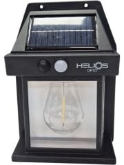 Helios HS-4032 10W 6500K Beyaz Işık Sensörlü Solar Bahçe Duvar Apliği