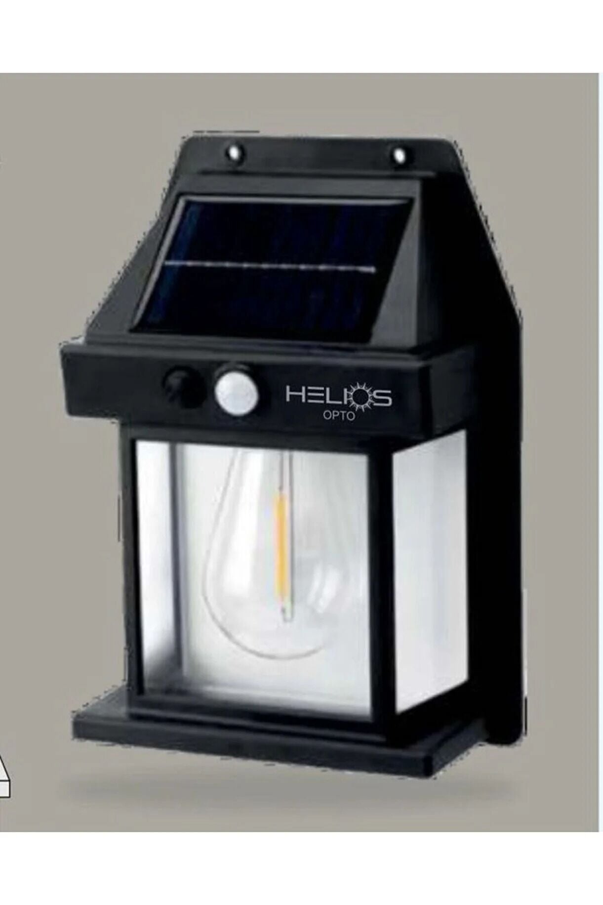 Helios HS-4032 10W 6500K Beyaz Işık Sensörlü Solar Bahçe Duvar Apliği