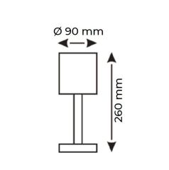 Helios HS 8105 Şarjlı Masa Lambası Dim Edilebilir 3 Renk Fonksiyonlu
