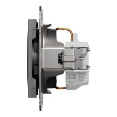 Schneider Asfora EPH2900171 Topraklı Priz Antrasit Çerçevesiz