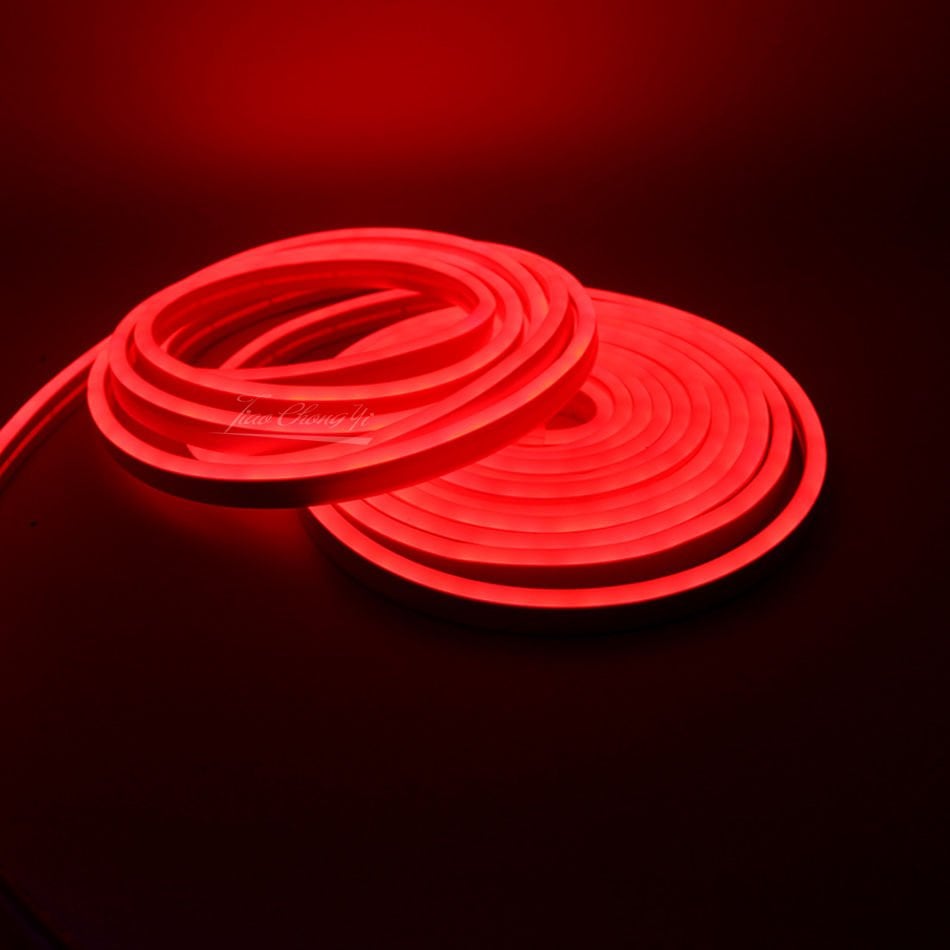 Helios HS 3251 12V DC Neon Led Kırmızı Işık 5 Metre Paket