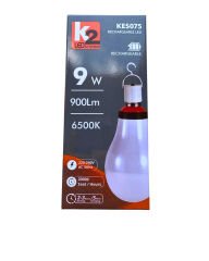 Kendal K2 KES075 9W 6500K Beyaz Işık E27 Şarjlı LED Ampul