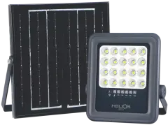Helios HS-3874 100W Solar Güneş Enerjili Uzaktan Kumandalı LED Projektör Beyaz Işık