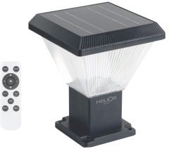 Helios HS-4017 100W Solar RGB 4 Renk Fonksiyonlu Kumandalı Bahçe Armatürü