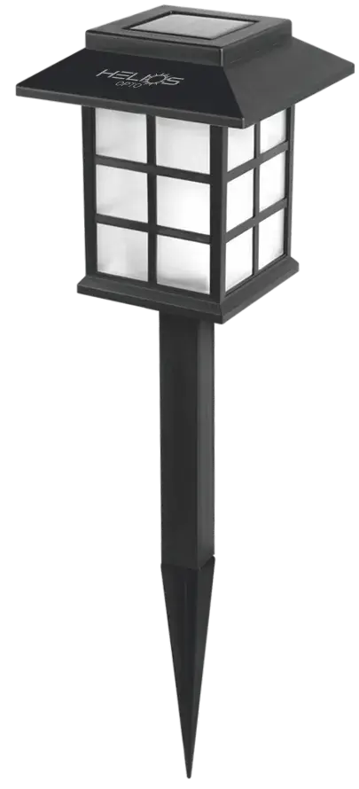 Helios HS-4018 5W Solar Güneş Enerjili Kazıklı Beyaz Işık Bahçe Armatürü