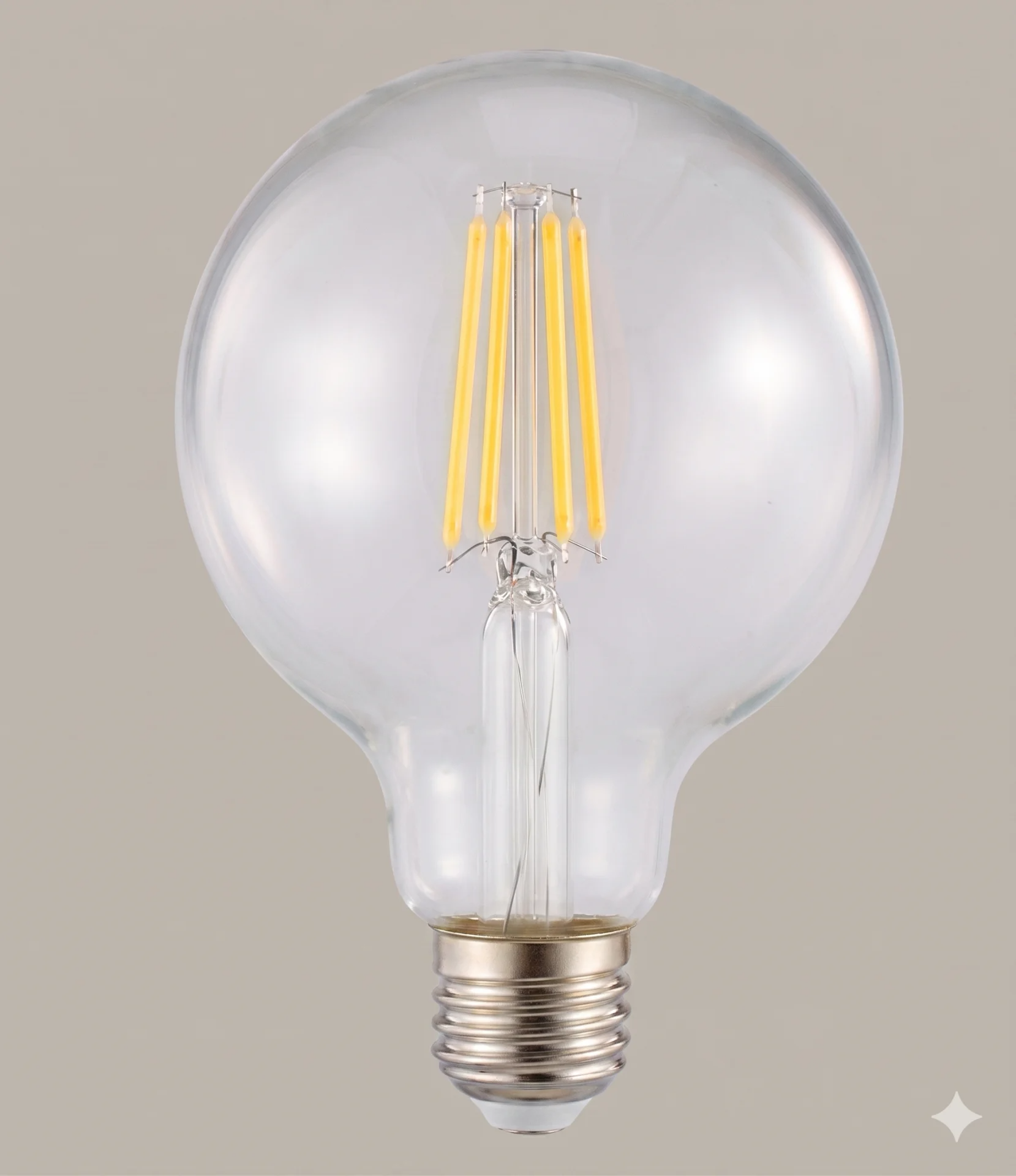 Helios HS-2061 9W 6500K Beyaz Işık E27 G95 Rustik Glop LED Ampul