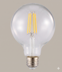 Helios HS-2061 9W 3200K Günışığı E27 G95 Rustik Glop LED Ampul