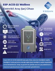 ESSAN ESP-AC33-22 Elektrikli Araç Şarj İstasyonu