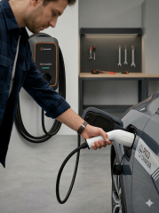 Tunçmatik TSK16058 Pico Charger 7 kW LED Monofaze Wi-Fi + Bluetooth Akıllı Elektrikli Araç Şarj İstasyonu 5m Kablolu