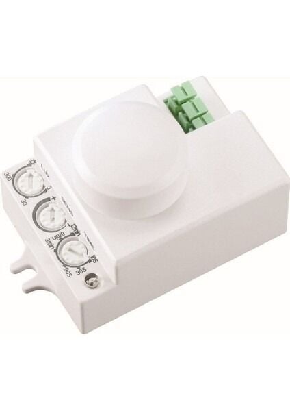 İnoled 5134 360° RF Mikrodalga Hareket Sensörü 16m Menzil, Zaman ve Lux Ayarlı