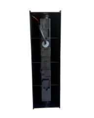 Econa ECN-5020 12W Günışığı IP65 Su Geçirmez Siyah Kasa PC Gövde Dış Mekan LED Aplik