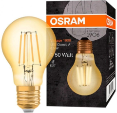 Osram Vintage 6,5W Dimlenebilir 2700K Günışığı CLA55 Ampul