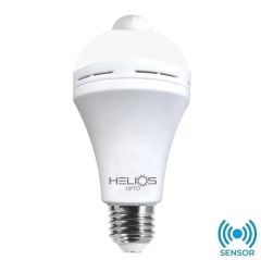 Helios 9W E27 Sensörlü Led Ampul Beyaz Işık