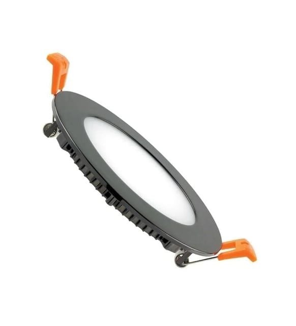 Cata CT-5125 6W Yuvarlak  Slim Sıva Altı Led Panel Siyah Kasa Beyaz Işık