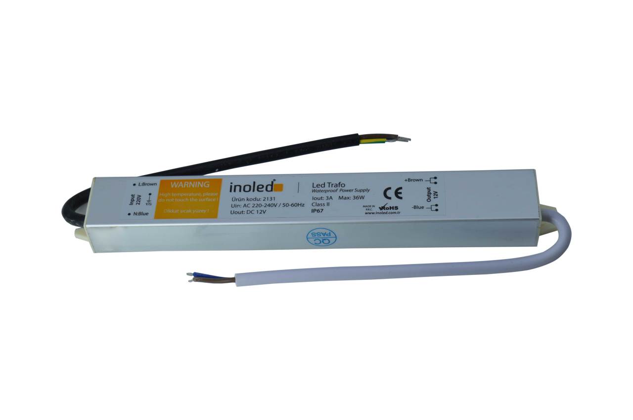 İnoled 2131 12V 3A Dış Mekan Led Trafosu