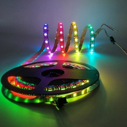 Cata CT-4545 12V 3Çip 5050 İç Mekan RGB Şerit Led 5 Metre