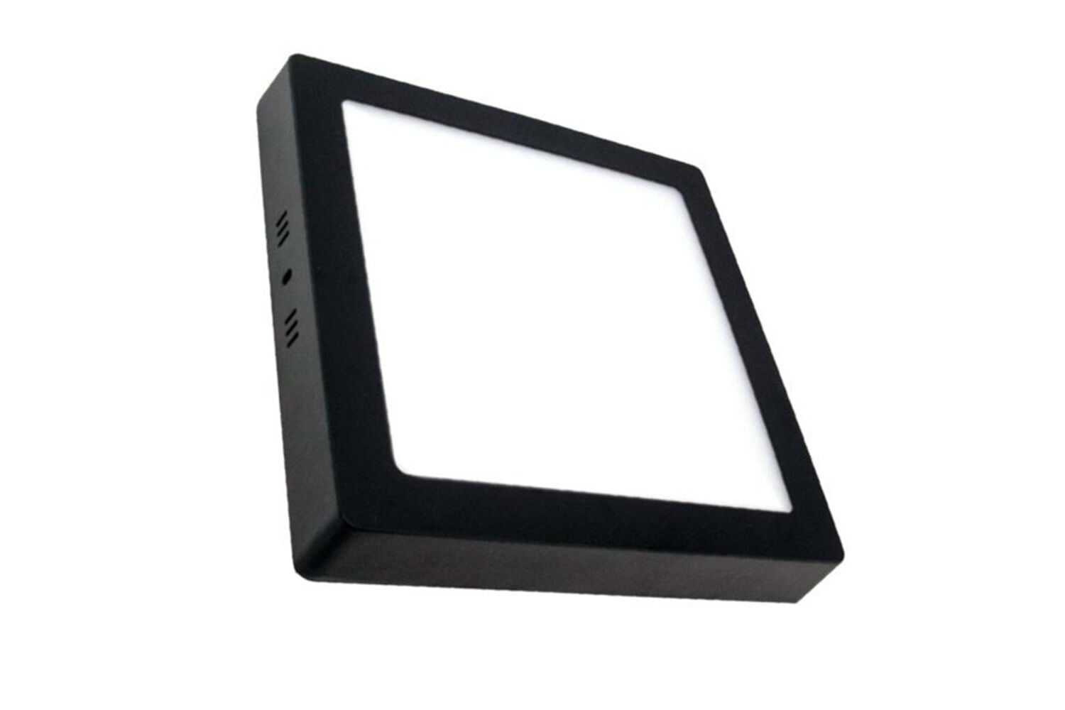 Voltek VPSUKS01830 8'' 18w 3000K Günışığı Siyah Kasa Sıva Üstü Led Panel Armatür