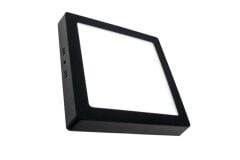 Voltek VPSUKS01830 8'' 18w 3000K Günışığı Siyah Kasa Sıva Üstü Led Panel Armatür