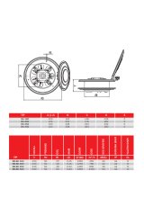 Bahçıvan BK 160 25W 450m3/h Monofaze Kapaklı Aksiyel Aspiratör