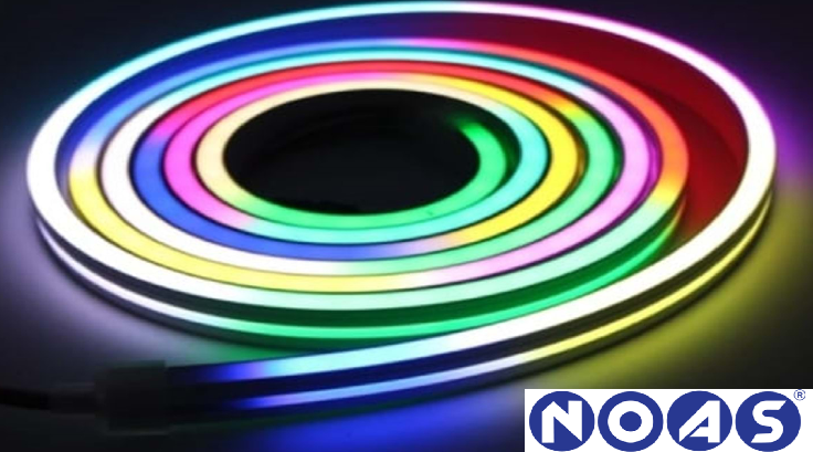 Noas YL42-0126 12V Amber Neon Led 5 Metre