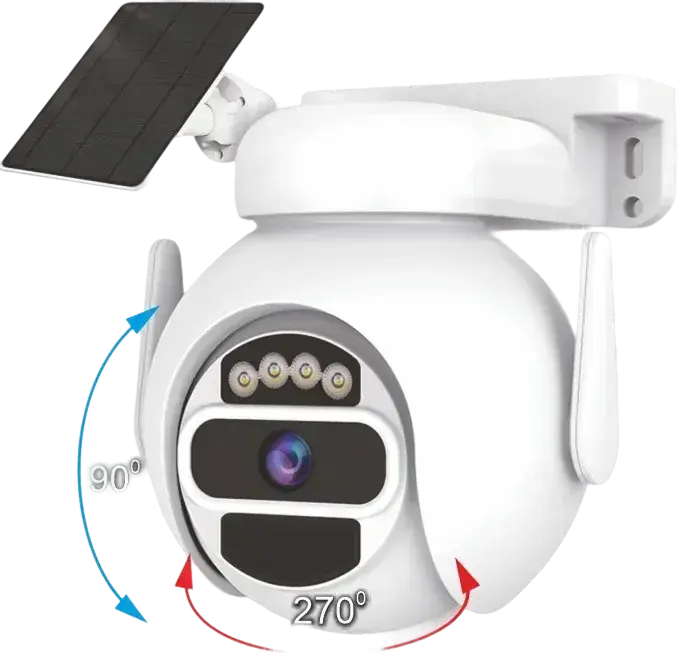 Cata CT-4052 Solar Dış Mekan Güvenlik Kamerası Full HD