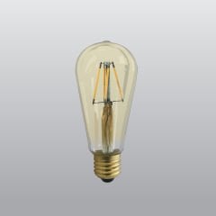 ACK AB46-00420 4W ST64 Amber Işık Rustik Led Ampul