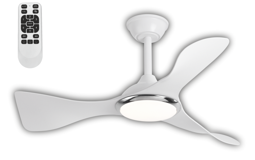 Cata CT-3000 Cenevre Ledli Tavan Vantilatörü - Beyaz