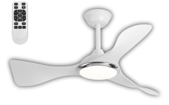 Cata CT-3000 Cenevre Ledli Tavan Vantilatörü - Beyaz