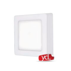 YCL Yücel ASM 2012 12W Sıva Üstü Kare Led Panel Beyaz Işık