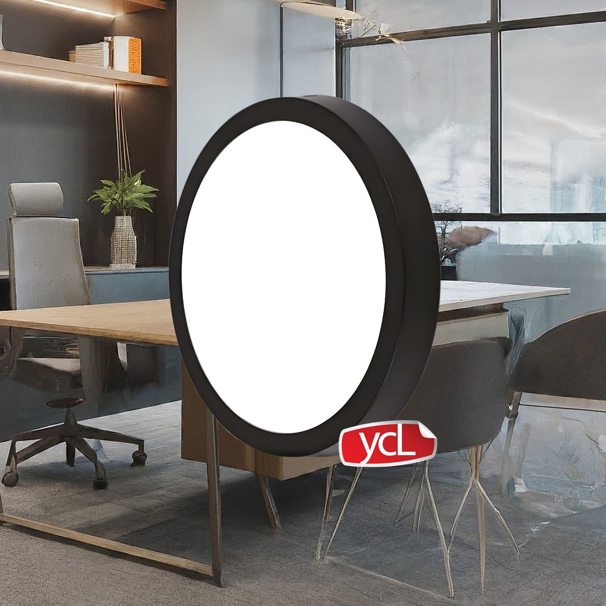 YCL Yücel ASM-1218 18W Sıva Üstü Yuvarlak Led Panel Beyaz Işık