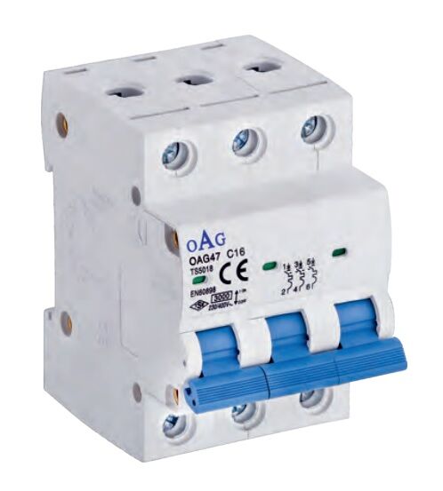 Oag C Serisi 3x50A 3kA Otomatik Sigorta