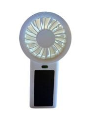 Aukes Dolunay YG-MF006 Solar Güneş Panelli ve Type-C Şarjlı 5 Kademeli Taşınabilir El Fanı