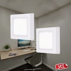 YCL Yücel ASM 2006 6 Watt Sıva Üstü Kare Panel Beyaz Işık
