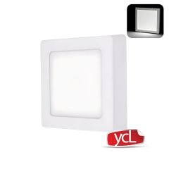 YCL Yücel ASM 2006 6 Watt Sıva Üstü Kare Panel Beyaz Işık