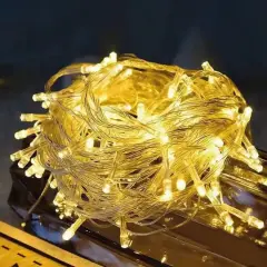 ACK AS90-00100F 10 Metre 100 LED 3000K Flaşlı Beyaz Kablolu Dış Mekan Eklenebilir Yılbaşı Dekoratif Işık