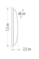 Cata CT-2474 20W Yatay Ledli Bant Armatür Beyaz Işık