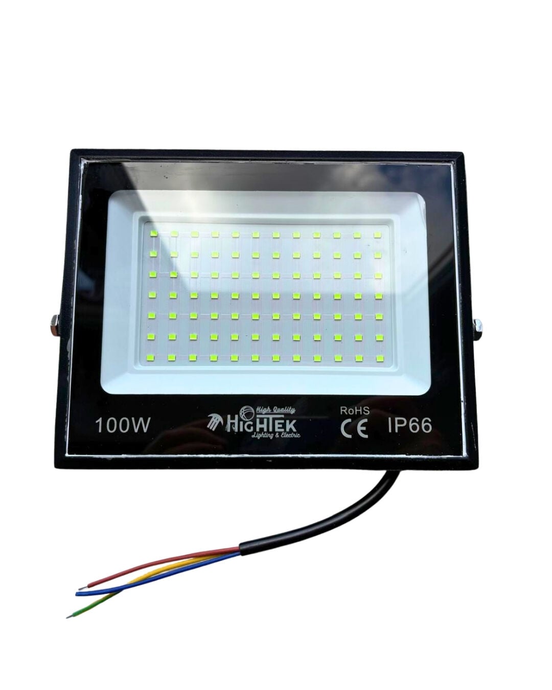 Hightek 100W 9000 Lümen Yeşil Işık IP66 IPAD Kasa Dış Mekan LED Projektör