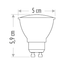Cata CT-4216 7W 3200K Günışığı Gu10 Duylu Led Ampul