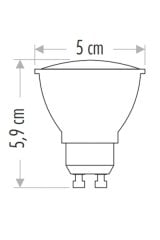 Cata CT-4240 5W Gu10 Duylu 3200K Günışığı Led Ampul