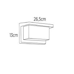 Econa ECN-21344-64 18W Dekoratif Dış Mekan Aplik Günışığı