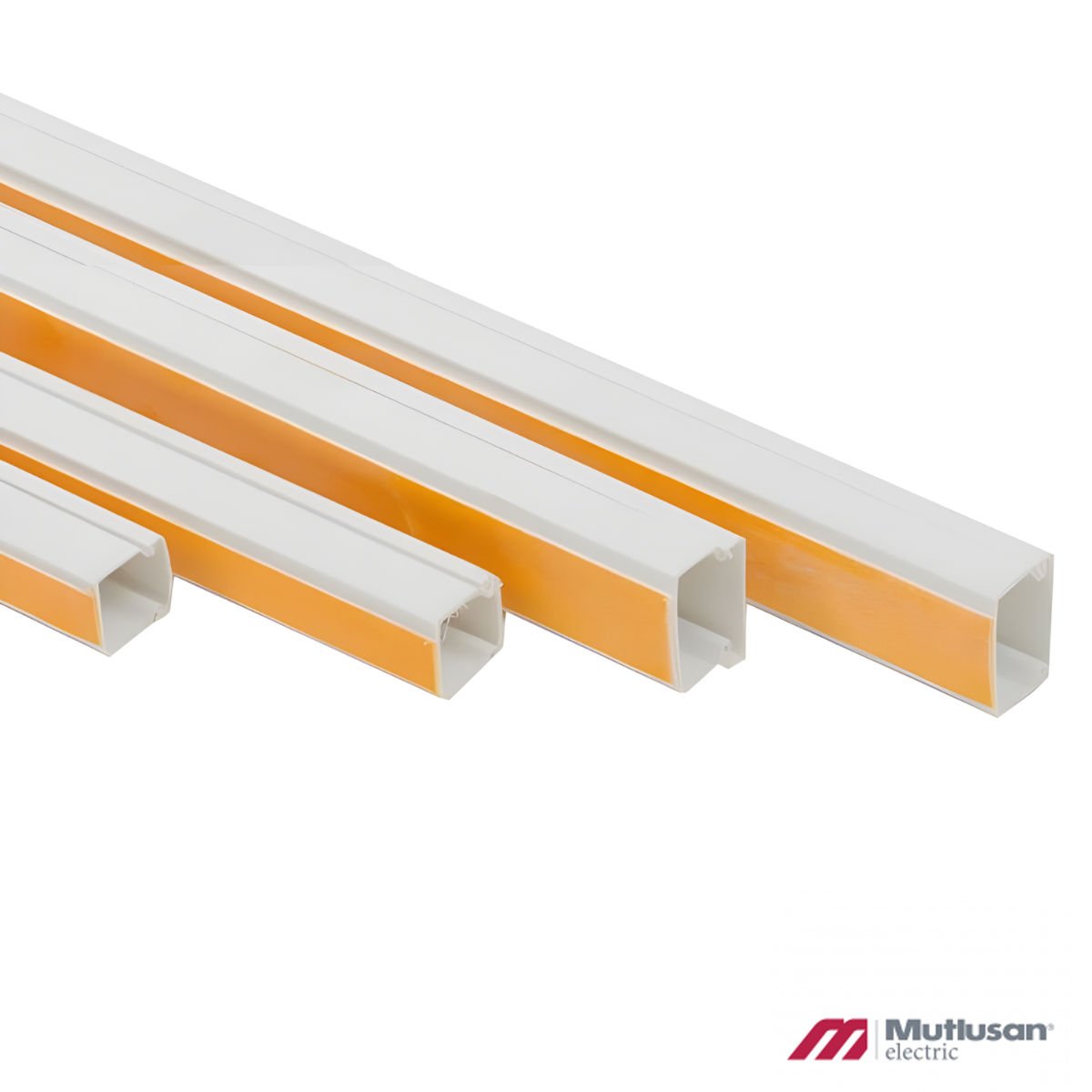 Mutlusan 12x12mm Kablo Kanalı Yapışkan Bantlı (CANALEX)