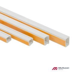 Mutlusan 12x12mm Kablo Kanalı Yapışkan Bantlı (CANALEX)