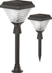 Cata CT-7317 Solar Led Çim Direği Beyaz Işık